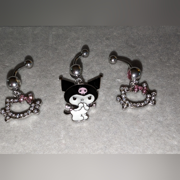Kuromi Bellybutton Ring - Picture 4 of 6